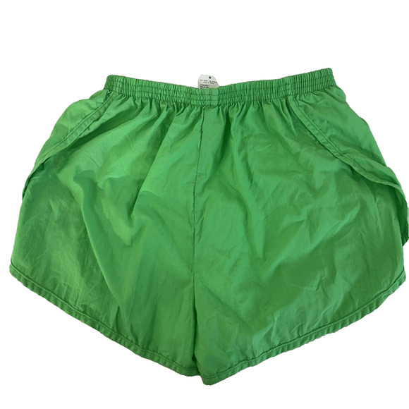 Women’s Running Athletic Shorts MOVING COMFORT Sz S Green Key pocket white liner - Picture 4 of 10